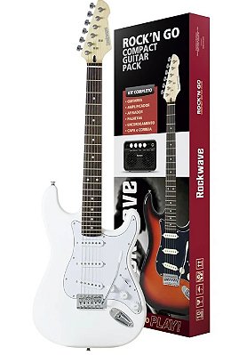 Kit Guitarra Strinberg Rockwave Rw50 Wh