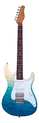 Guitarra Tagima Brasil Classic Series Stella DW Transparente Blue