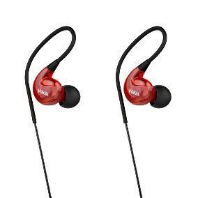 Fone de Ouvido Vokal E20 In Ear Com Microfone embutido Vermelho