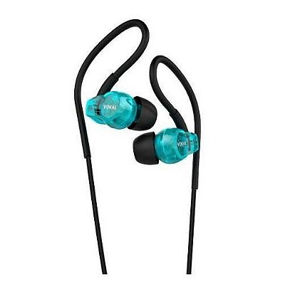 Fone de Ouvido Vokal E20 In Ear Com Microfone embutido Azul