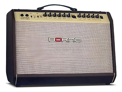 Amplificador para Violão Borne Infinit A80 Studio 80wrms Marrom
