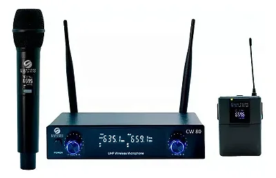 Microfone Custom Sound Mão e Headset