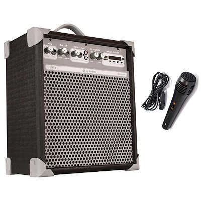 Caixa de Som Multiuso UP!8 FM/USB/BLUETOOTH + Microfone