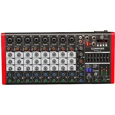 MESA DE SOM COMPACTA SOUNDVOICE MC 10 PLUS