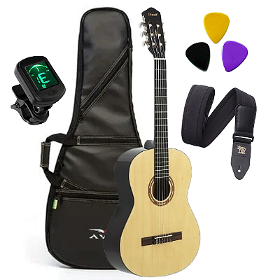 Kit Violão Clássico Nylon Concert CN390N