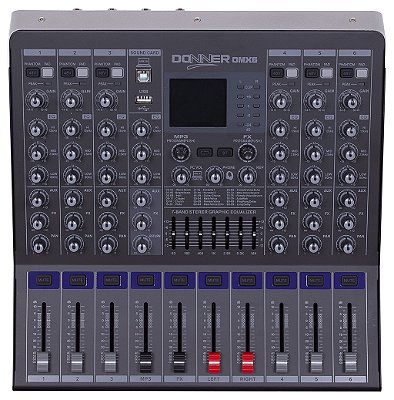 Mesa De Som Ll Audio Dmx6 6 Canais Compacta
