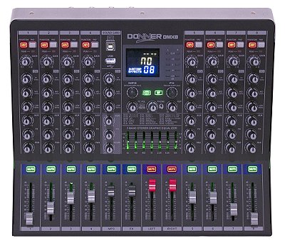 Mesa De Som Ll Audio Dmx8 8 Canais Compacta