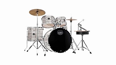 Bateria Mapex Comet 5 peças CM5294FT - Branca