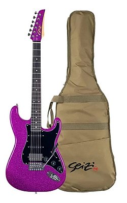 Guitarra Seizi Fun Katana Musashi Dark Purple Sparkle