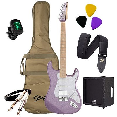 KIT Guitarra Elétrica Seizi Musashi Fun Hss Maple