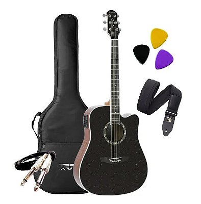 KIT Violão Eletroacústico Strinberg CD40C