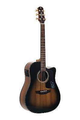 Violão Diamond Dd6 Sc Koa Maciço Elétrico Com Case