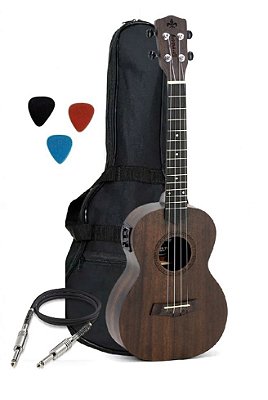 Kit Ukulele Tenor Strinberg UK06TE TOS Elétrico