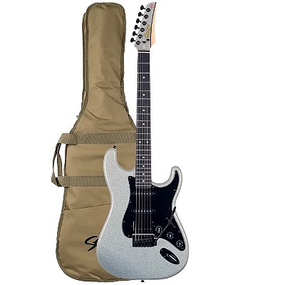 Guitarra Elétrica Seizi Fun Katana Superstrato Lighter Silver Sparkle