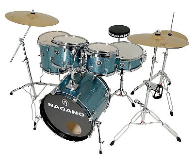 Bateria Nagano Garage Rock 22 Ocean Sparkle By Tagima