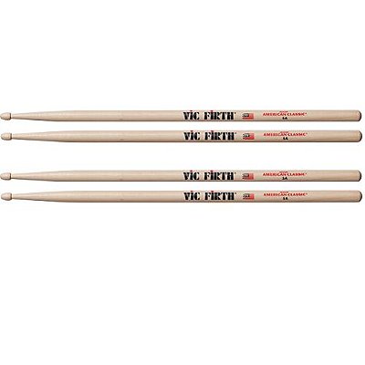 Baqueta Vic Firth American Classic 5A - Kit com 2 pares