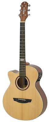 Violão Strinberg Sa200 Aço Elétrico Natural Fosco Canhoto