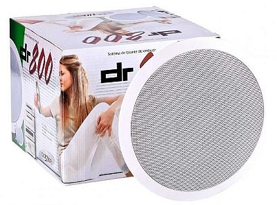 Arandela Som Ambiente 8" coaxial - 90WRMS (par) DR800