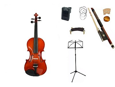 Kit Violino Vignoli 4/4 Vig144 Estojo Arco breu