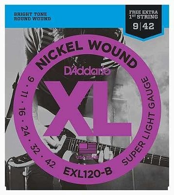 Encordoamento Guitarra D’ Addario EXL 120 0.09