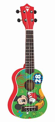 Ukulele PHX Mickey Red Soprano 21 UKPMK2 Acompanha Capa