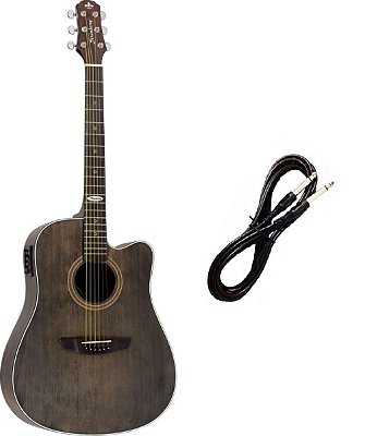 Violão Strinberg Sd200 Folk Elétrico Aço Tos Cabo P10 Brinde