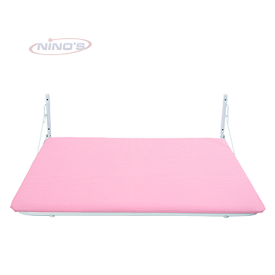Trocador De Parede Para Bebê Rosa Ninos