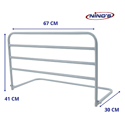 MIni Grade de Cama 100% Aço Branca Ninos