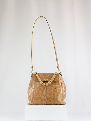 Bolsa Mayara Textura Camel