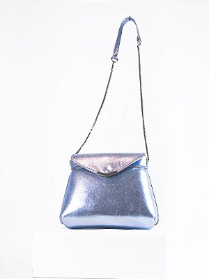 Bolsa Júlia Metalizado Azul