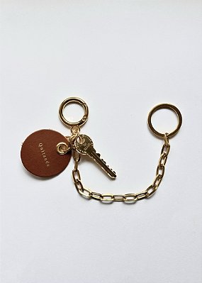 Chaveiro 'Charm' Corrente e Chave