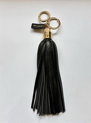 Chaveiro 'Charm' Tassel Preto