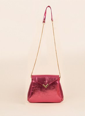 Bolsa Júlia Metalizado Pink