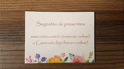 Lista de presentes - TAG