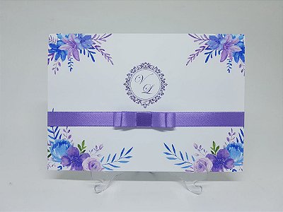 Convite casamento ultra violet violeta