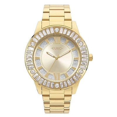 Relógio Euro Feminino Dourado Eu2033Bu/4D
