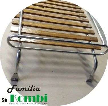 BAGAGEIRO DE INOX PARA  KOMBI TETO ALTO.  MODELO  80 CM