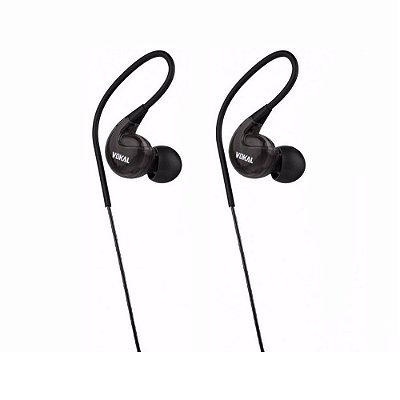 Fone de Ouvido In Ear Vokal Extra Bass E40 Preto