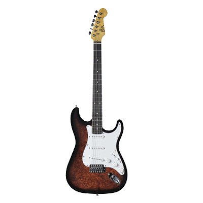 Guitarra Stratocaster EWA Guitars EWR 20 VRD Vinho