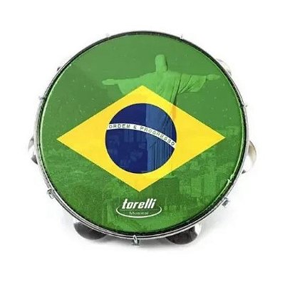 Pandeiro 10" Torelli Pele Brasil Corcovado TP352