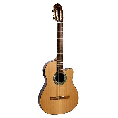 Violão Elétrico Nylon Giannini Flat Performance Pro NFLE CEQ