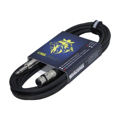 Cabo Canon Fêmea / P10 Wireconex KNG Cables 5 Metros MCD-05F