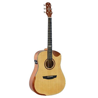 Violão Elétrico Aço Strinberg Galaxy SD301HCR NS