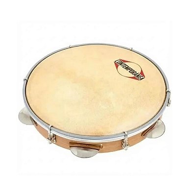 Pandeiro 10" Contemporânea Fórmica e Couro 20LT