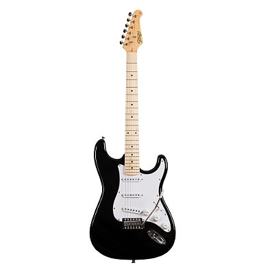 Guitarra Stratocaster Seizi Shinobi SSS Black Maple