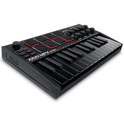 Teclado Controlador Akai MPK Mini 36 Black