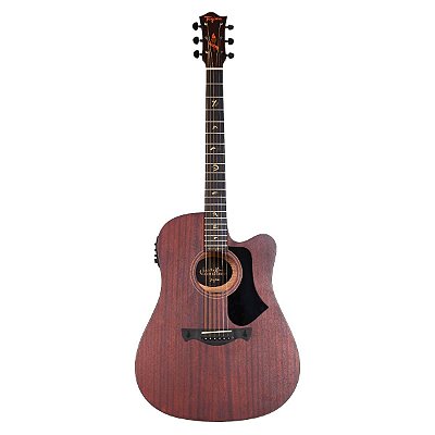 Violão Elétrico Aço Tagima Gran Reserva Juninho Afram Dark Mahogany