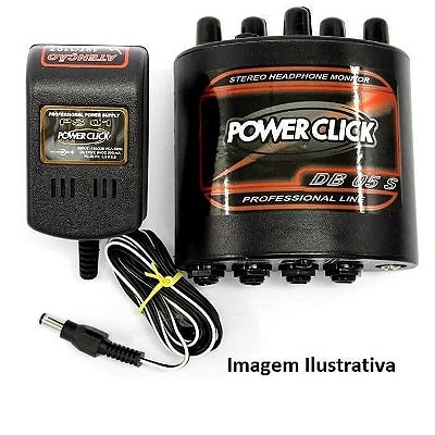 Amplificador para Fone Power Click DB05S Stereo com Fonte