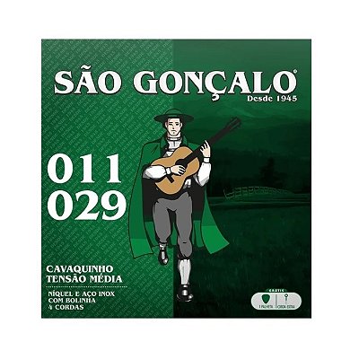 Encordoamento Cavaco .011 São Gonçalo Tensão Média