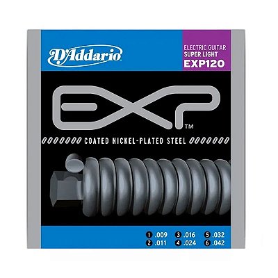 Encordoamento Guitarra .009 D'Addario Super Light EXP120